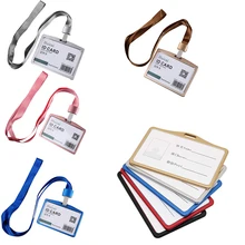 Лидер продаж, алюминиевый сплав держатель для карт для сотрудника именной Обложка на удостоверение личности работы с металлом сертификат идентификационные значка ID Бизнес чехол