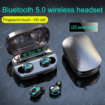 

S11 TWS Earphones Bluetooth 5.0 Wireless Headphones Gaming Headsets Waterproof With Mic 3500mAh Charging Box For IPhone Xiaomi