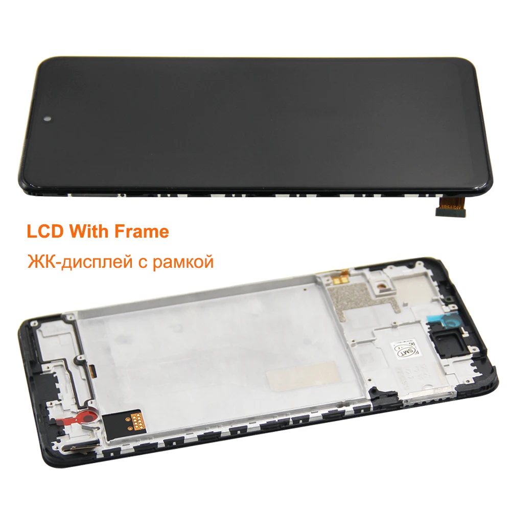 6.67" AMOLED for Xiaomi Redmi Note 10 Pro LCD Display Touch Screen For Redmi Note10Pro M2101K6G LCD Display Replace with Frame lcd display screen