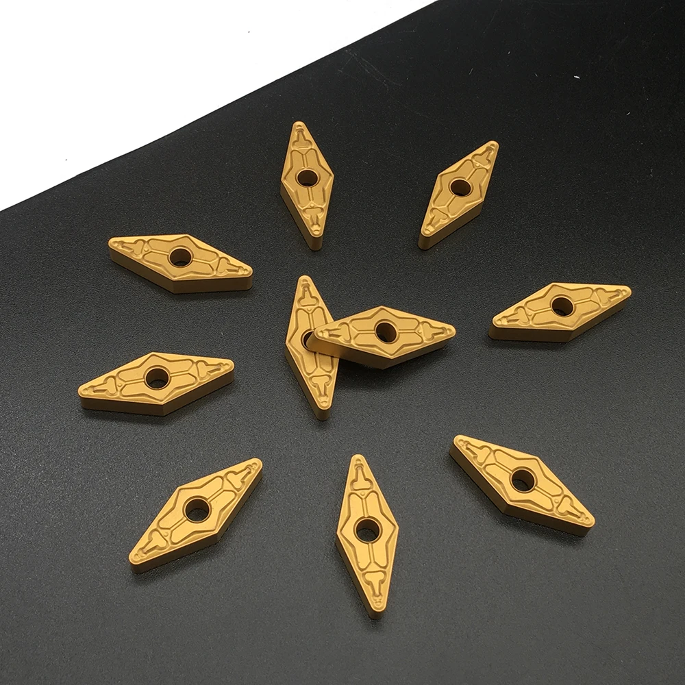 10PCS VNMG160412 TM FT4025 For Turning Tools Carbide Turning Inserts Carbide Turning Tools For Steel CNC Tools Lathe Tools