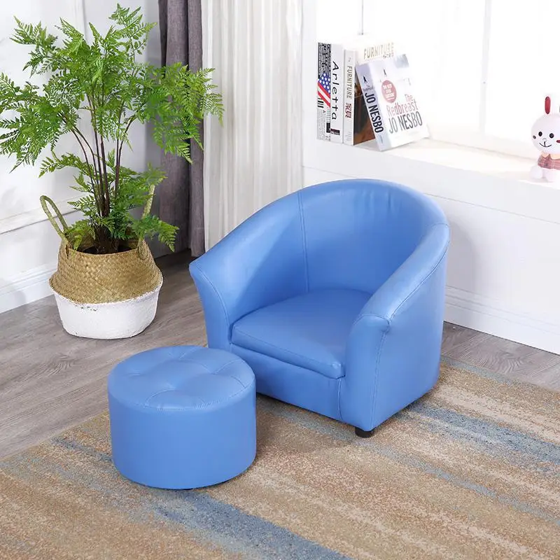 Children's Cartoon Single Mini Sofa Leather Seat Male Girl Kindergarten Lovely Cartoon Baby Small Sofa Chair - Цвет: Model 8