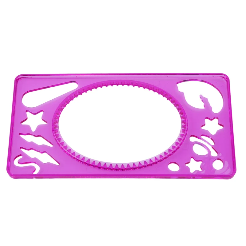 4pcs/pack Spirograph Geometric Ruler Learning Drawing Tool Stationery For Student Drawing Set Creative Gift