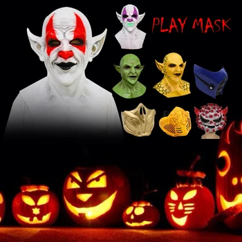 

Halloween Mask Horror Scary Halloween Party Cosplay Masks Festival Masquerade Full&Half Face Clown Party Mask Masque
