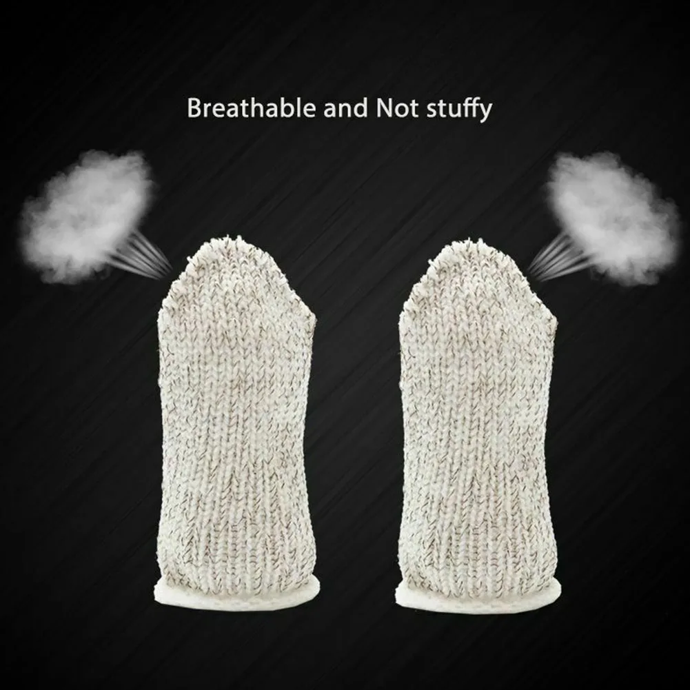 

1 Pair Tool Ultra Thin Mini Men Women Game Controller Sweatproof Cots Solid Mobile Sensitive Washable Accessories Finger Stall