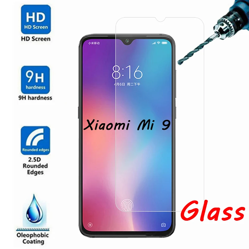 

Phone Tempered Glass for Xiaomi Mi 9 Screen Protector for Xiaomi Mi CC9 9T Pro 8 Lite Mi9 SE Mi9T Hard Protective Glass on CC9