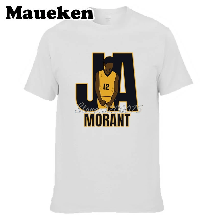 Мужская футболка Ja Morant 12 одежда футболка мужская футболка для фанатов Memphis футболка с круглым вырезом W19101922