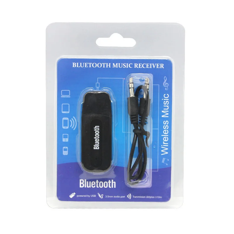 3 шт./лот USB Bluetooth адаптер автомобильный динамик беспроводной аудио Bluetooth палка 3,5 мм аудио приемник для ТВ ПК автомобильный беспроводной адаптер