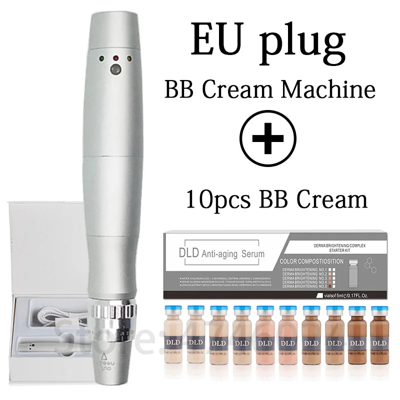 EU machine bb cream 20 шт 5 мл Отбеливающий Крем Сыворотка BB крем светящаяся Meso осветляющая сыворотка BB крем основа красота салон Косметика Макияж Жидкая foundatio - Цвет: EU machine bb cream