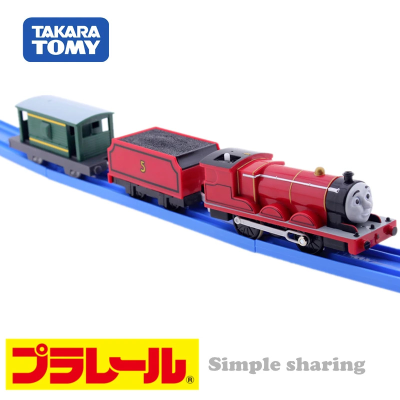 Takara Tomy Pla Rail Plarail Train& Friends TS-05 James Japan железнодорожный поезд моторизованный Электрический локомотив модель игрушки