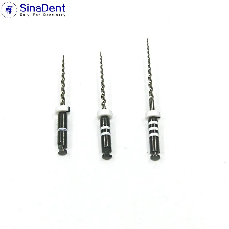 Teeth Whitening Dental D Retreatment NiTi Files D1 D2 D3 Single Assorted Sizes 6pcs Rotary Endodontic Files For Root Canal