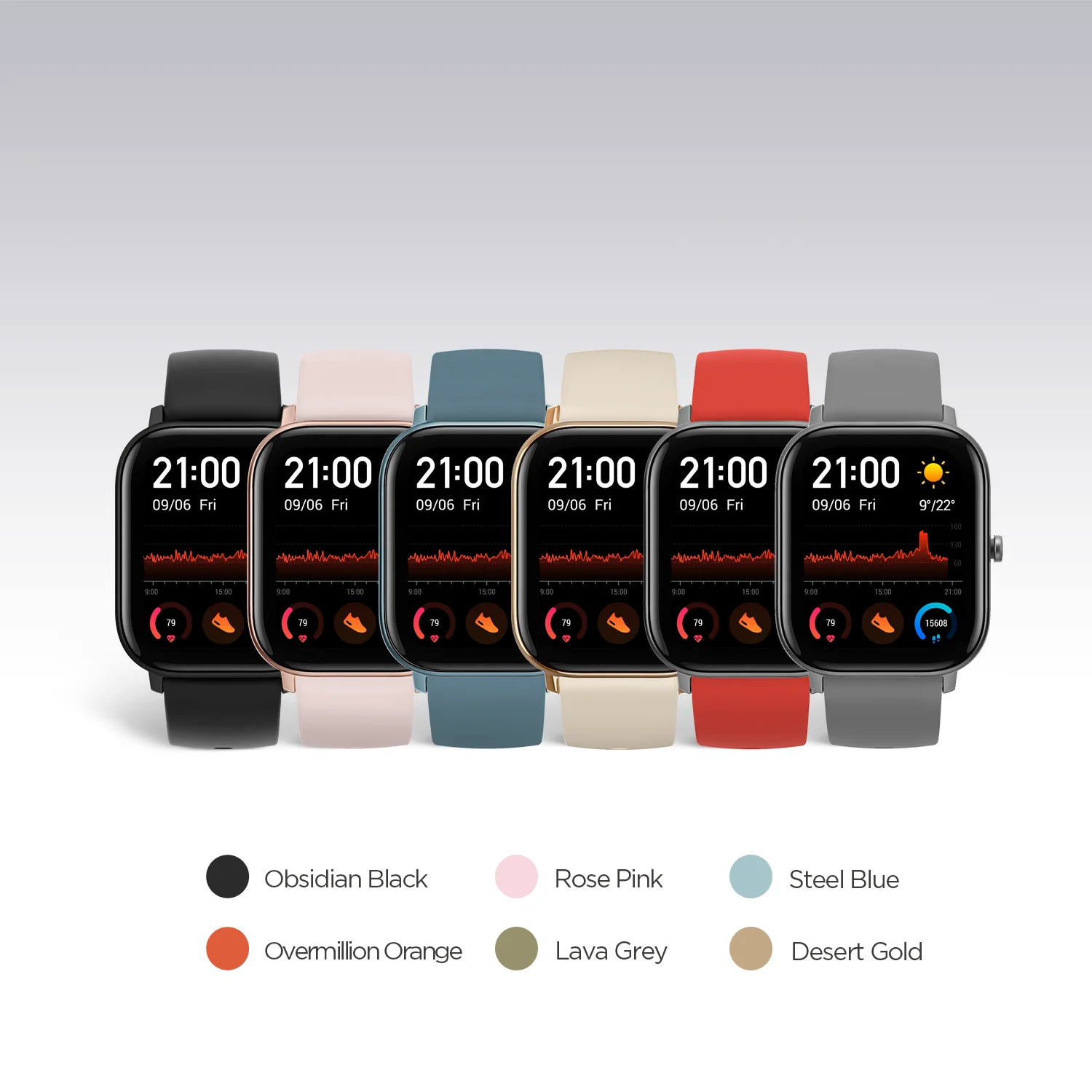 Inteligente a Prova Dias e Controle de Música para Android. D'água para Natação com Resistência de 5atm Bateria com Duração de 14 Amazfit-smart Gts. Relógio Ver - Image 3