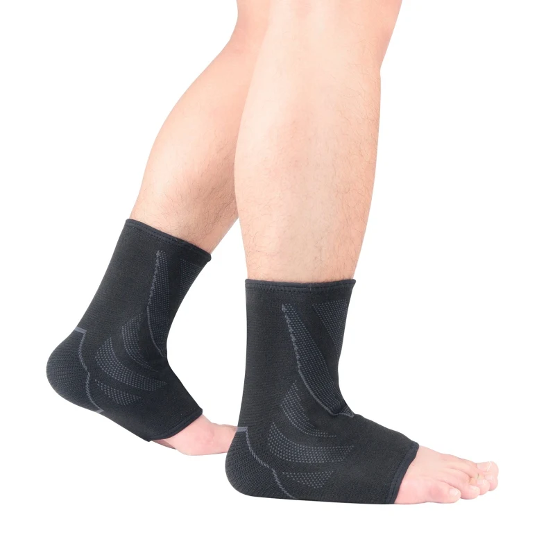 Sports Safety Ankle Support Breathable Ankle Compression Elastic Brace Guard Protector For Badminton Basketball Football