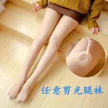 Весенне-осенние детские бархатные двухцветные шелковые чулки AB Patyhose для девочек танцевальные носки для студентов, леггинсы