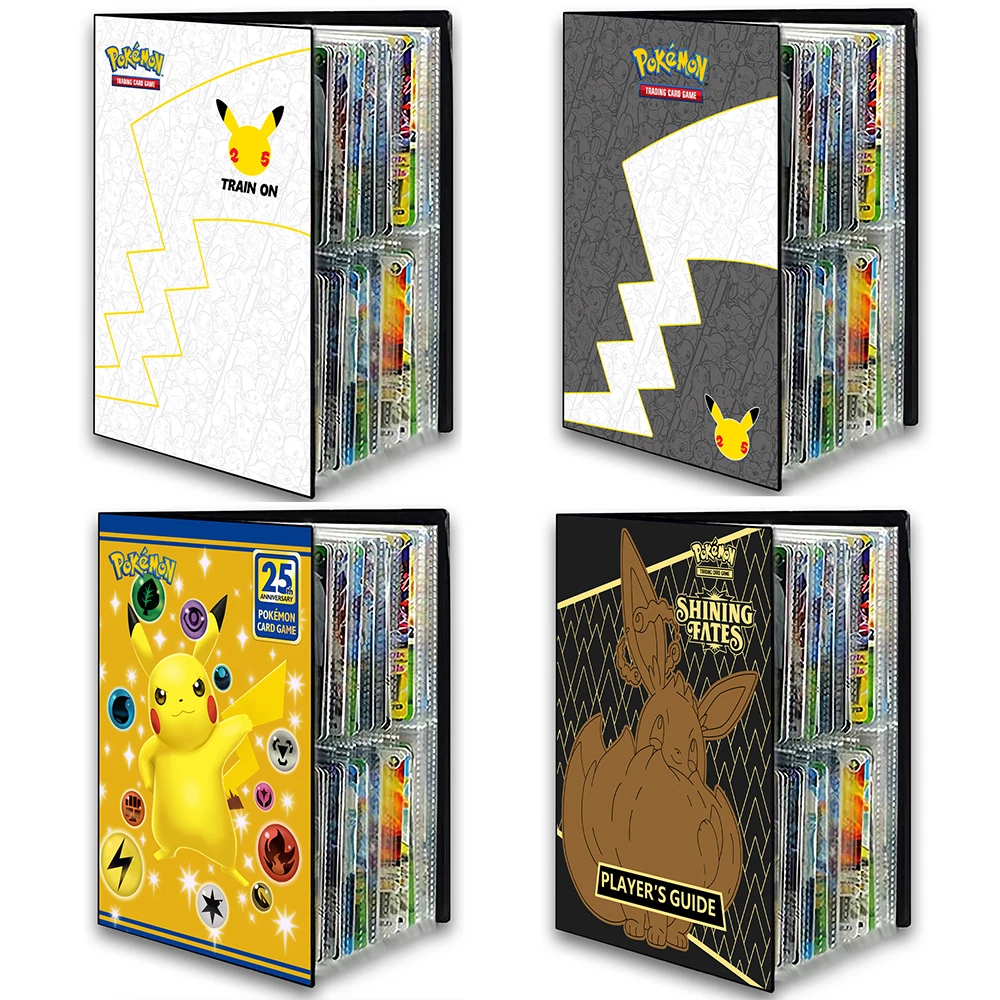 25Th Pokemon Anniversary 240Pcs Holder Album Toys Collections Pokemon Cards  Album Book Top Loaded List Toys Gift for Children|Card Games| - AliExpress