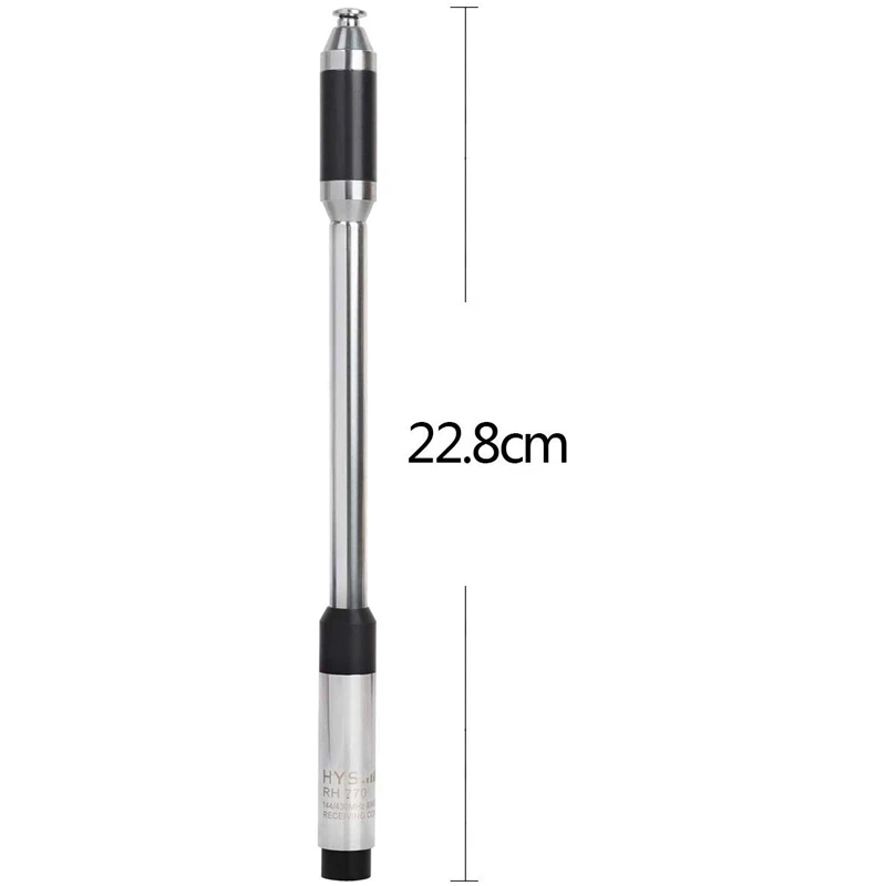 Flexible Extendable Telescopic 136-174mhz Dual Band SMA-Male Antenna for Handheld GPS Garmin Astro 320 430 Alpha 50 100 200i 10