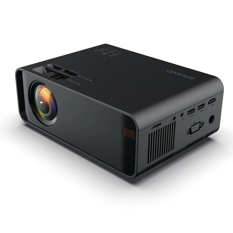 Best Price HD 1080P Video Projector Bluetooth Portable Smart Home Cinema 12000LM Support 3D with EU Plug