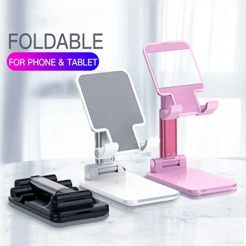 

Tongdaytech Universal Foldable Metal Desk Moblie Phone Holder Adjustable Cell Phone Stand Soporte Movil Support Telephone Tablet
