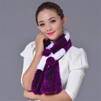 

XINYAWEI New Fashion Winter Rabbit Fur Sccarf Winter Scarf Water Bunny Rabbit Warm Scarf Variety Of Colors To Choose From.