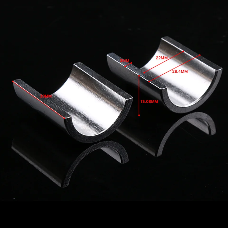 thumbnail image 2 of Motorcycle Handlebar Riser Spacers/Shims - Converts 1 1/8" (28mm) To 7/8" (22mm) For Dirt Bike, ATV, Pit Bike 2 of 8