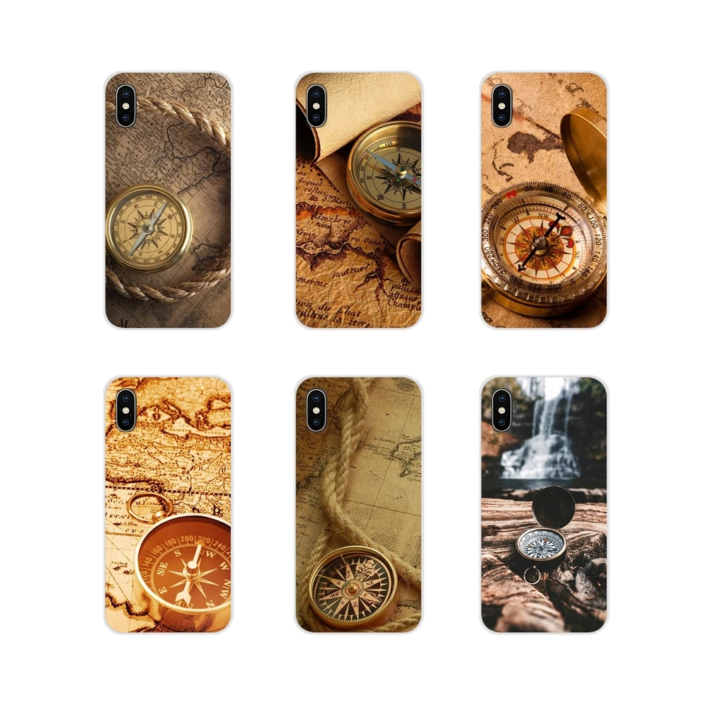 Accessories Phone Cases Covers Nautical Compass Cell For Samsung A10 A30 A40 A50 A60 A70 Galaxy S2 Note 2 3 Grand Core Prime | Мобильные