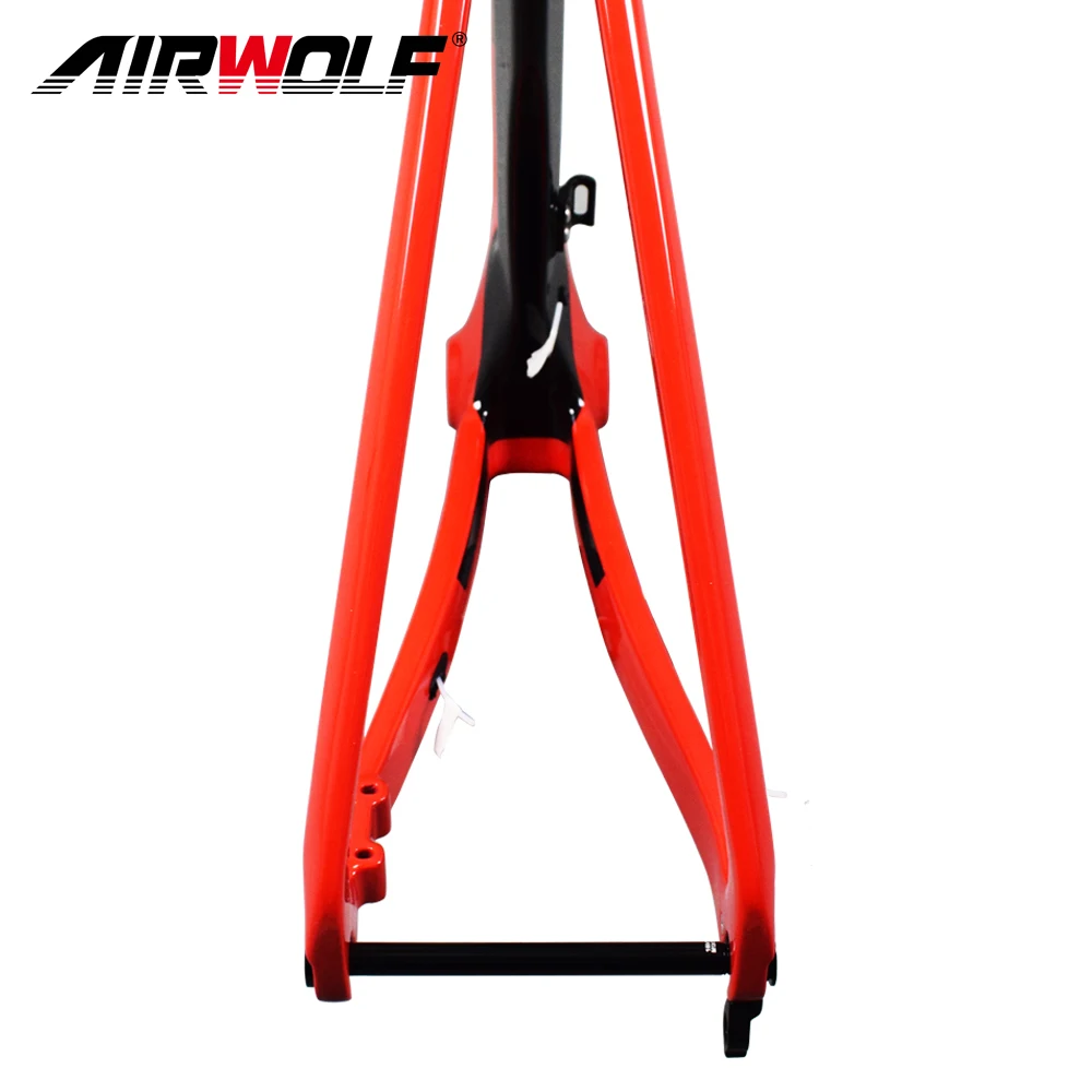 Airwolf гоночный велосипед углеродное волокно рама дисковый тормоз дорожный велосипед рама через ось задний переключатель 142x12 передний 100x12 мм карбоновая рама