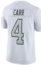 Custom Embroidery For American Derek Carr Men Women Kid Youth White Football Jersey