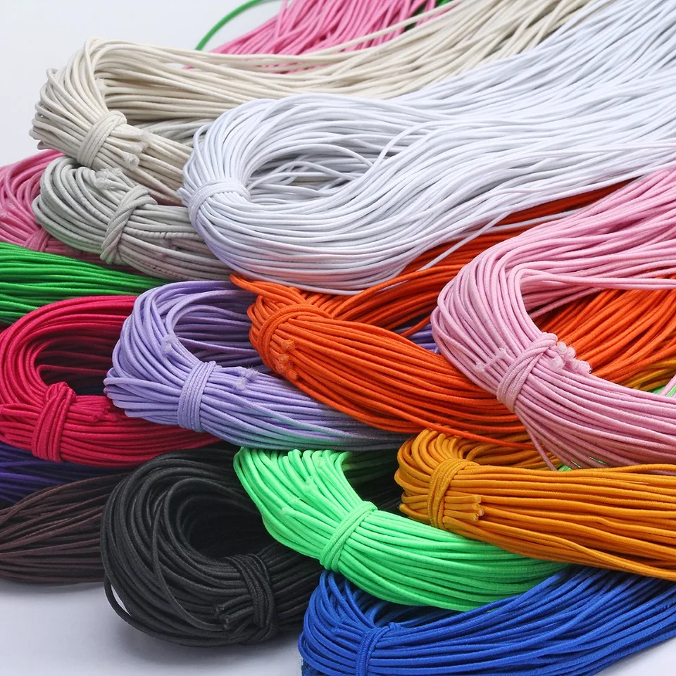 1mm 20Yard High Elastic Round Elastic Band Cord Diy Sewing Stretchy Threads Rope