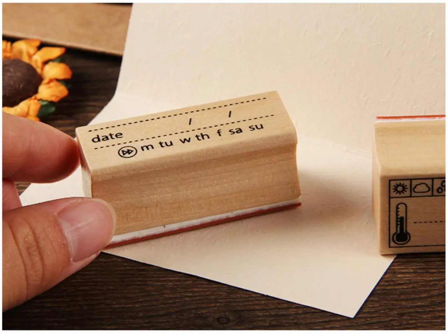 1 комплект винтажная погода Неделя Месяц календарь штамп DIY деревянные резиновые штампы для stationery канцелярские принадлежности Скрапбукинг Стандартный штамп