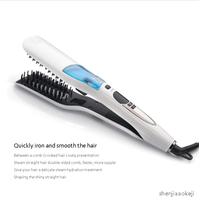 

Steam Hair Straightener Negative ion comb Ceramic heating comb Straightening Irons Hair Care Electric hairdressing tool 110-240v