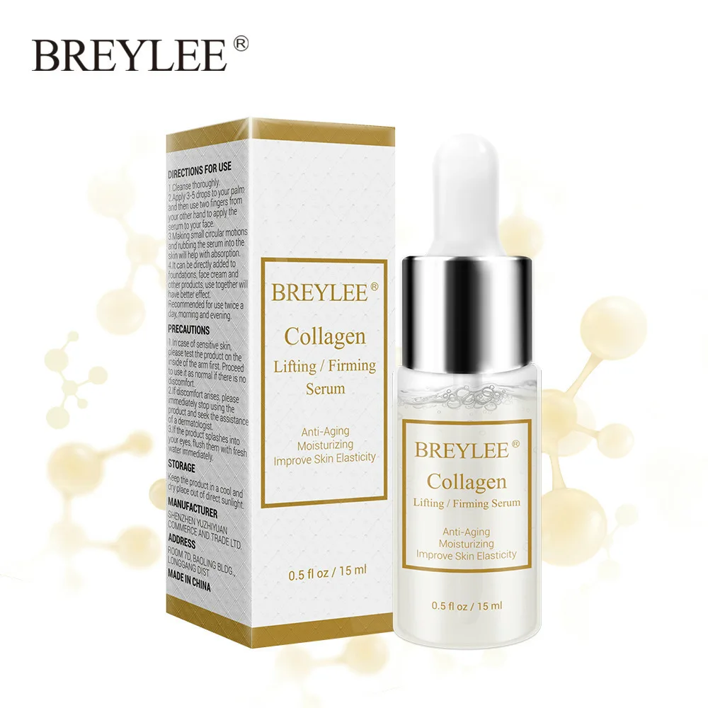 collagen serum Сыворотка с улиточным коллагеном breylee восстанавливающая лифтинг эссенция увлажняющий с гиалуроновой кислотой Антивозрастной уход за кожей лица BREYLEE - Вес нетто: collagen serum
