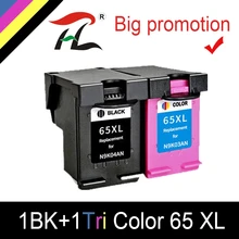 HTL 65XL сменный картридж для принтера для hp 65 xl hp 65 для hp DeskJet3720 3722 3755 3730 3758 Envy 5010 5020 5030 5232 принтер