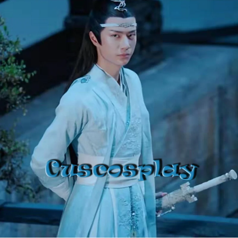 Неукротимый костюм для косплея Lan Wangji Mo Dao Zu Shi оригинальный Zhan костюмы китайских