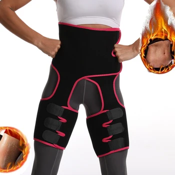 

Leg Shapers Neoprene Slim Thigh Trimmer Slimming Belt Waist Trainer Sweat Shapewear Fat Burning Compress Belt
