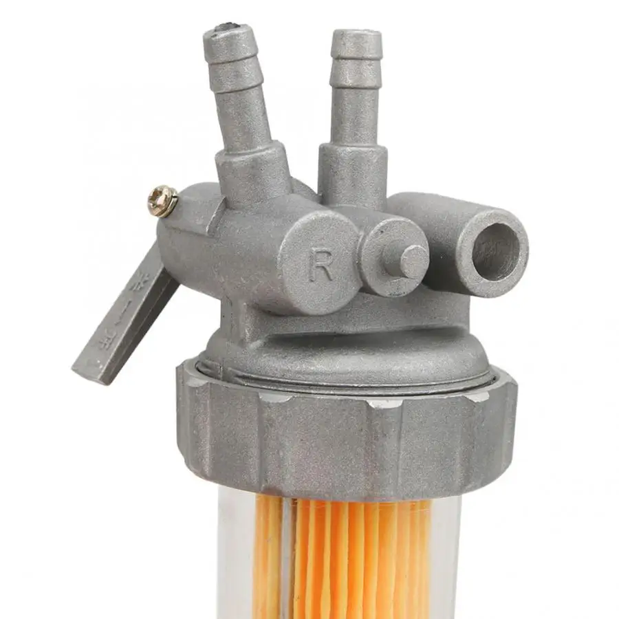 Durable Diesel Generator Filter ABS Replacement Fuel Oil Filter Fuel Water Separator Diesel Inline Pipe Filter For Diesel Generator Engine 186FA 178FA 186F 5KW