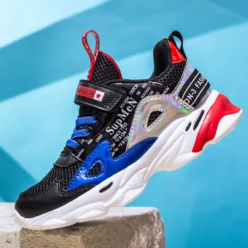 

MWY Kids Shoes Boyss Wear Resistant Sneakers Girls Shoes Colour Block Platform Casual Shoes Children Shoes Zapatillas De Deporte