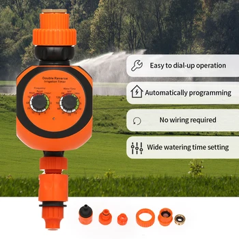 

Faucet Timer Outlet Programmable Hose Wireless Water Gateway 3/4" 1/2" Tap Auto-Irrigation Digital Timer Rechargeable Battery