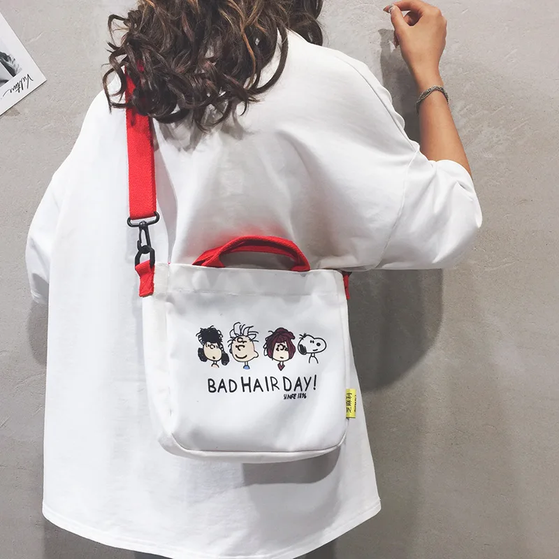 Летняя Холщовая Сумка Женская сумка новая стильная модная универсальная симпатичная сумка через плечо Повседневная широкополосная сумка