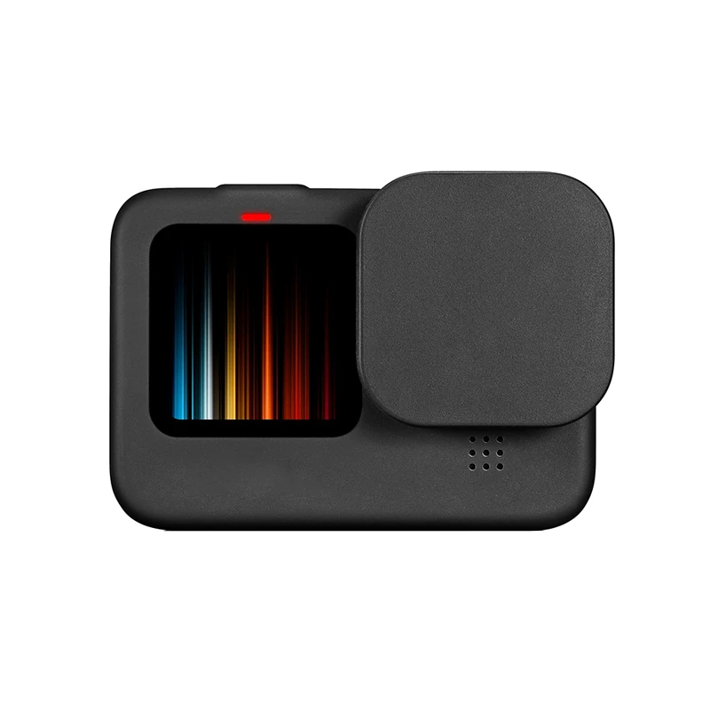 3 шт. крышка объектива для GoPro Hero 9 черная ТПУ защитный чехол Go Pro Черные Аксессуары