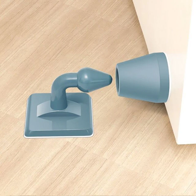 Non-punch Silicone Mute Door Stopper Handle Silencer Wall Protectors Anti-bump Door Holder Gear Gate Resistance Stop door stopper silicone door stopper door stopper bumpers silicone rubber bumpers