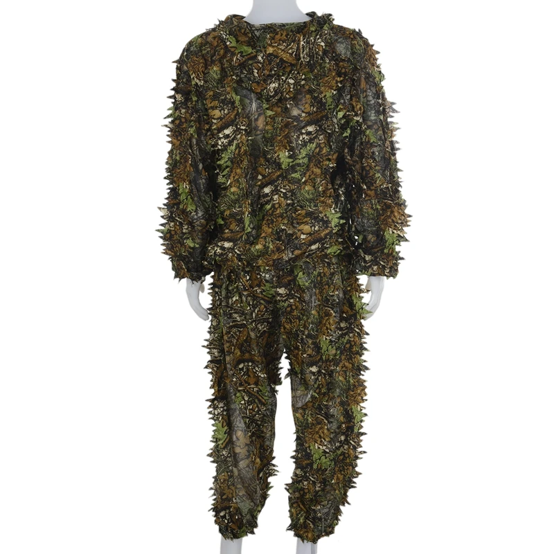 Одежда для охоты новинка 3D костюм с Кленовым листом из бионического Ghillie Yowie sniper