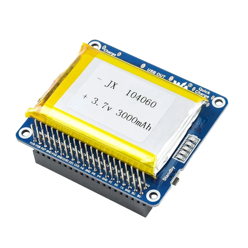 Waveshare 3000 мАч литий-полимерный аккумулятор шляпа для Raspberry Pi интегрирует чип SW6106