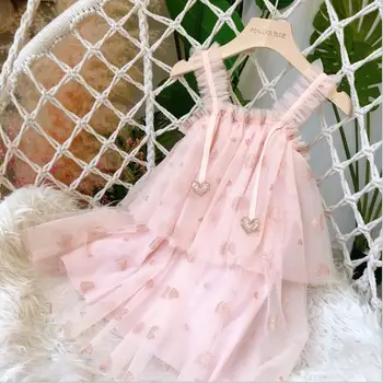 

high-grade children clothing wholesale 2020 girls summer dress fashion girls princess dress cute kids dresses