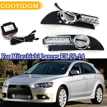 

COOYIDOM LED DRL Daytime Running Lamp Fog Light For Mitsubishi Lancer EX 2009 2010 2011 2013 2014 Car Accessories Decoration