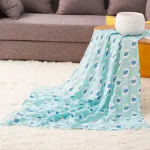 Веселая флейта 1 шт. Муслин хлопок детские пеленки мягкие Новорожденных Обертывание INS стиль одеяла для младенцев