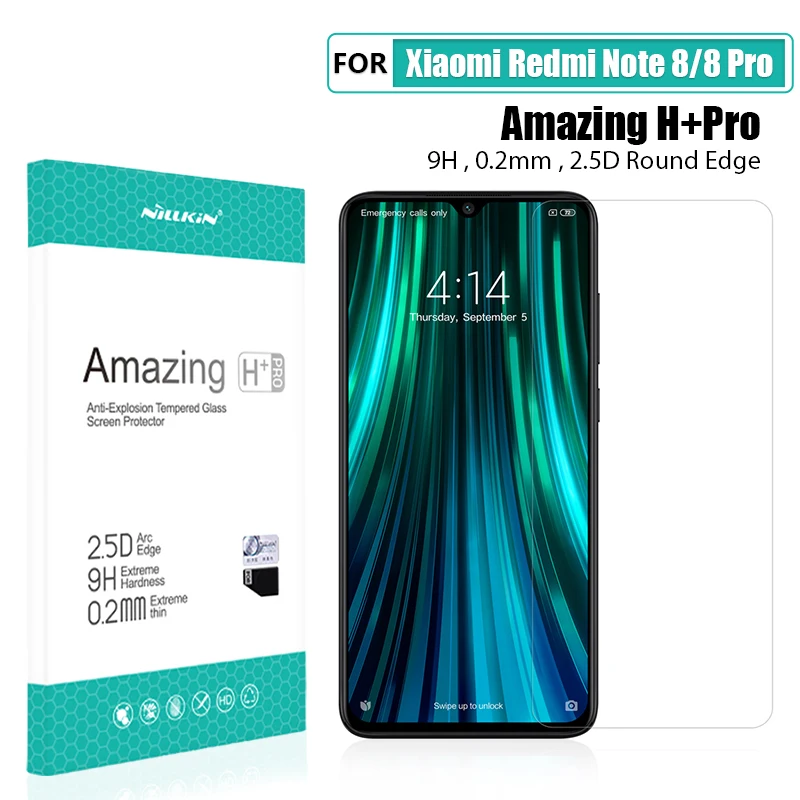 Для xiaomi redmi note 8 pro Защитное стекло NILLKIN Amazing H/H+ PRO/XD+ 9H redmi note 8 Закаленное стекло протектор 6,3/6,53