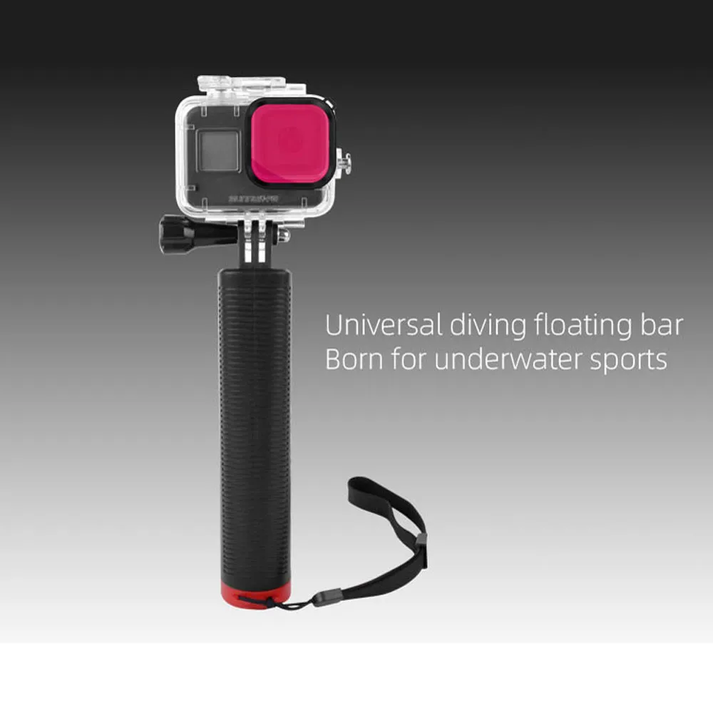 60 м подводный водонепроницаемый чехол для GoPro 8 Спортивная камера защитный чехол Корпус черный чехол для камеры Дайвинг Плавательный набор