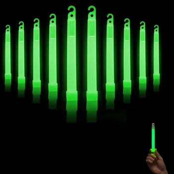 

glow sticks 10 Pcs Premium Bright Green glow sticks light decor Fluorescent neon Xmas Party Home Decoration Lighting