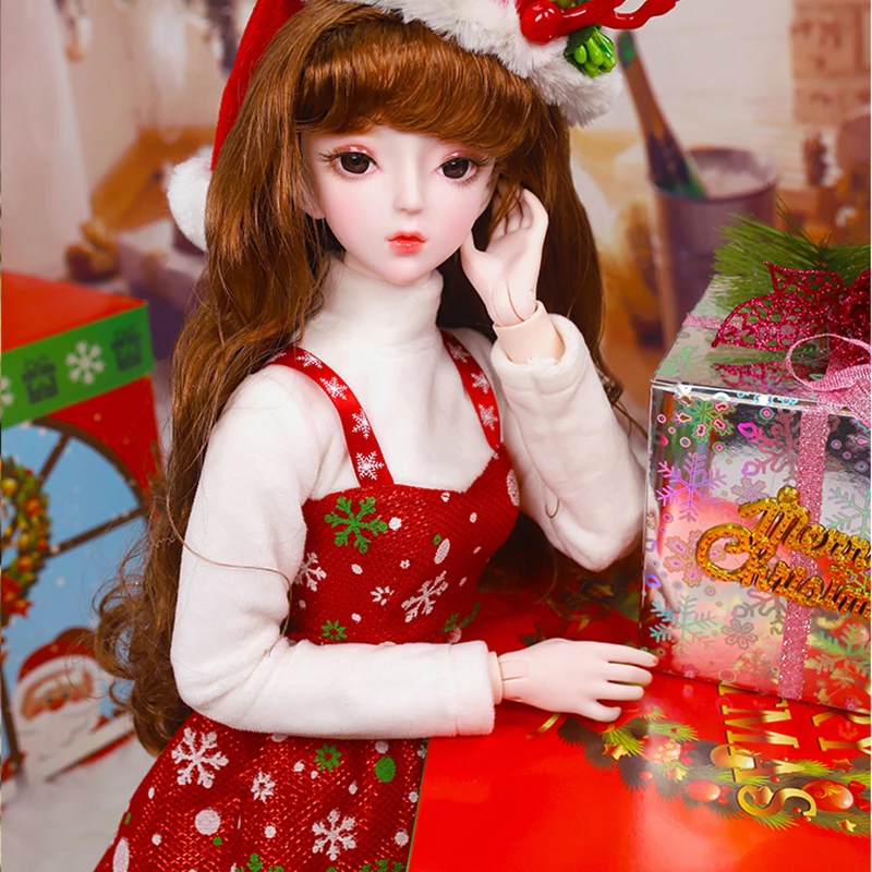 Cataleya 1/3 Кукольное платье 60 см BJD Кукольное платье 1/3 рождественское платье