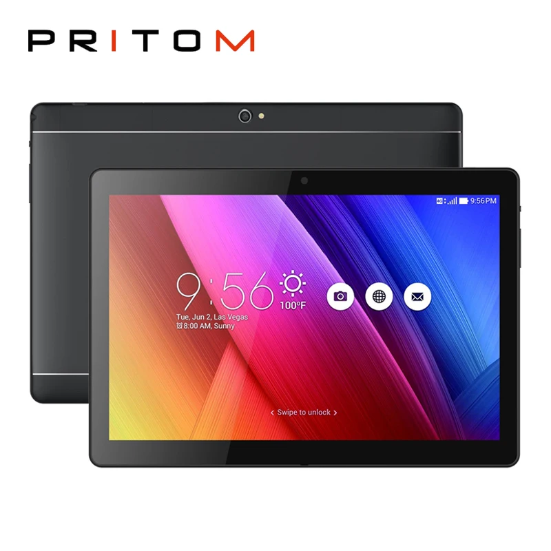 PRITOM X10 планшет 10,1 ''планшетный ПК WiFi Планшеты 4 Гб 64 Гб Восьмиядерный lcd 1920*1200 FHD 8.0MP камера Android 9,0 Многоязычная