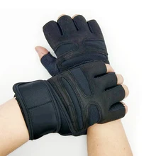 Мужские и женские перчатки для спортзала с поддержкой запястья для тренировки фитнеса тяжелой атлетики ENA88